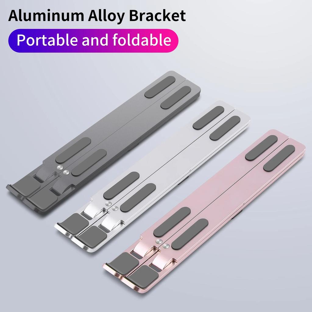 Алюминиевая подставка для ноутбука MacBook 11-17 дюймов, универсальная подставка для ноутбука, охлаждающий кронштейн для аксессуаров Macbook
