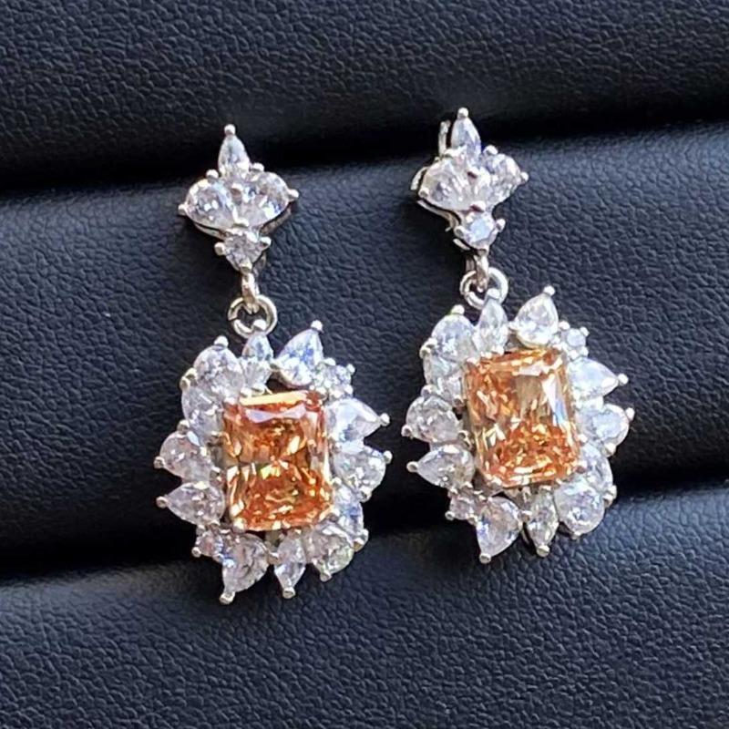 Sace Gems Классические кольца из медного сплава с цирконием, серьги, кулон, ожерелье, комплекты ювелирных изделий, подарки для свадебной вечеринки