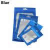 20Pcs Food Saver Zip Lock Bags Aluminum Foil Reusable Matte Waterproof Zipper Pouches Clear Window