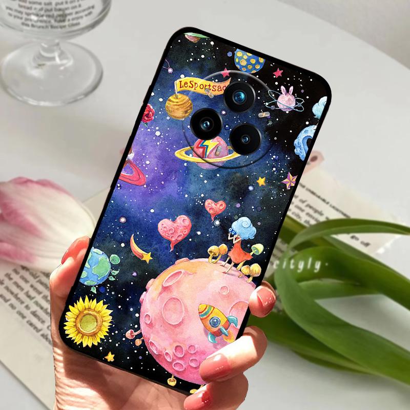 Мультяшный Милый Чехол Для Realme 14 Pro Plus 14 Pro+ 5G ТПУ Силиконовый Чехол Для Телефона Для Oppo Realme14 Pro Мягкий Защитный Fundas Бампер