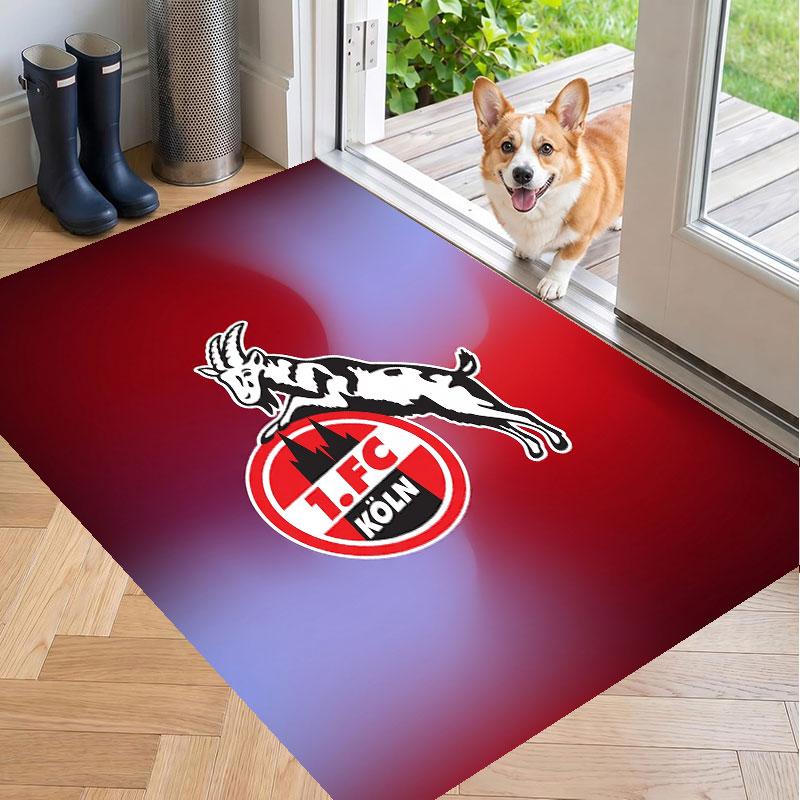 Soft Floor Carpet FC Köln Pattern Area Rug Decorative Mat For Home Room Decoration
