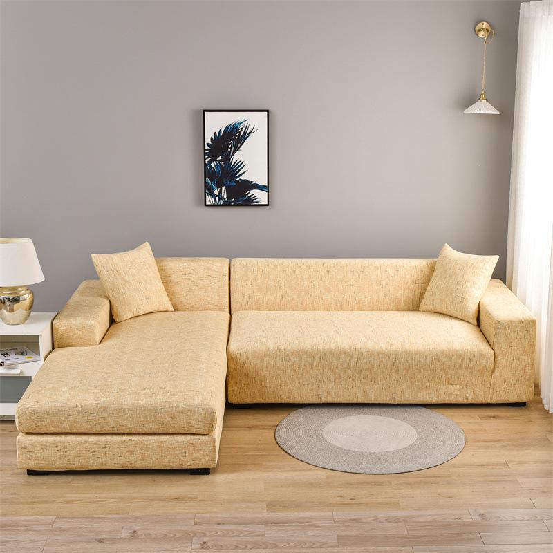 Стрейч Конопля Серый Все Включено Чехол для Дивана Можно Использовать во Все Сезоны Простой Тканевый Чехол для Дивана