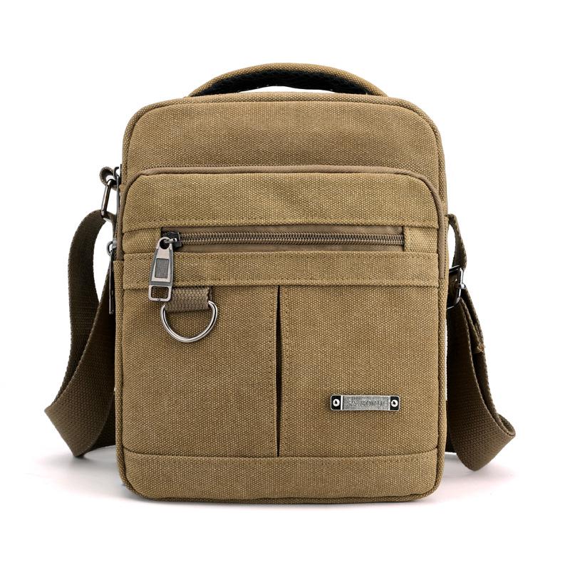 Men Canvas Shoulder Bag Casual Travel Men's Crossbody Bag Luxury Men Messenger Bags Satchel Handbags Tote