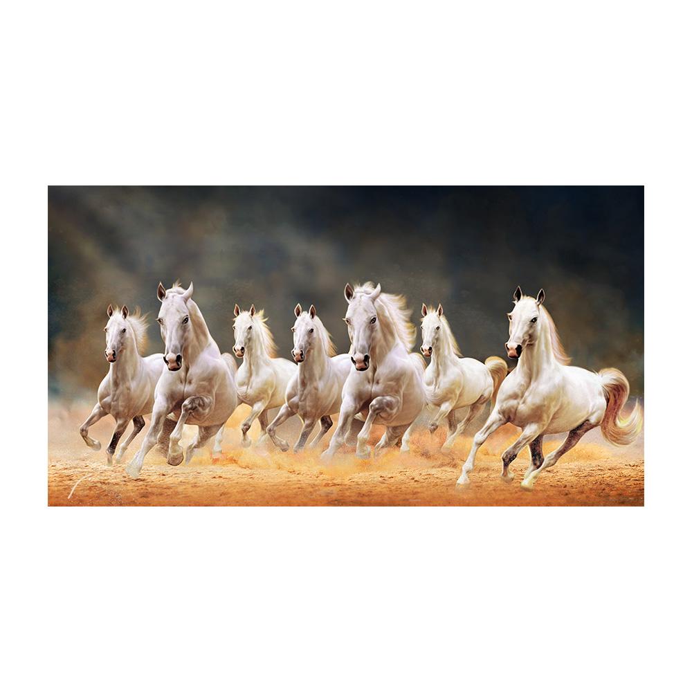 Modern Galloping Horses Landscape Canvas Painting Posters and Prints Wall Art Picture for Living Office Room Bedroom Home Decorating