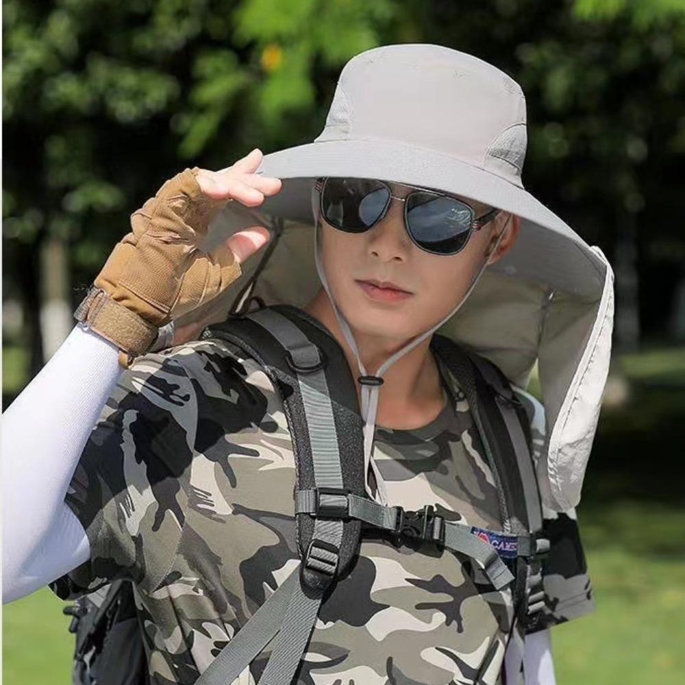 360 Degrees Protection Sun Hat Wide Brim Beach Cap Hot Sale Sunscreen Hat Unisex
