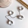 Man Chain Adjustable Multi-layer Rotate Opening Ring Party Jewelry Fashion Accessories Finger Ring