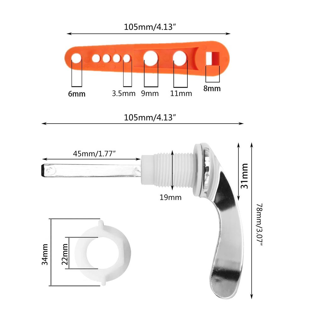 Современные пластиковые бачки для унитаза рычаг ручка для унитаза прочные сменные бачки ручка изысканная ручка для слива унитаза