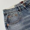 Men's Korean Style Blue Washed Cotton Casual Shorts - Versatile Special Offer