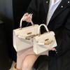 New High-end Lychee Pattern Size Kaibaoli Portable Shoulder Oblique Span Women's Bag
