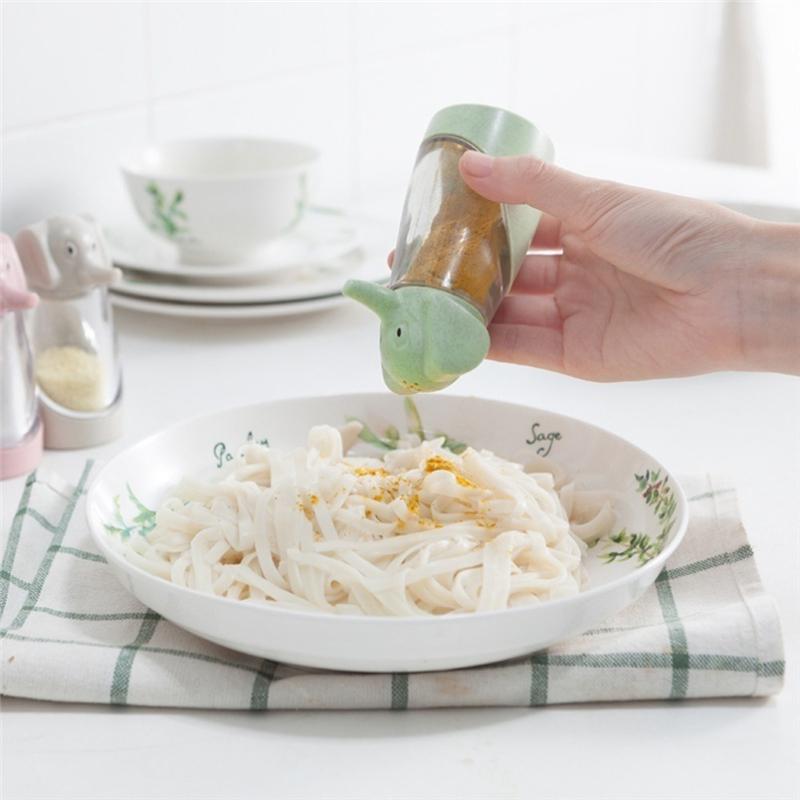 Мельница для перца домашняя полезная симпатичная маленькая форма слона банки для барбекю баллончик для хранения перца бутылка подарок