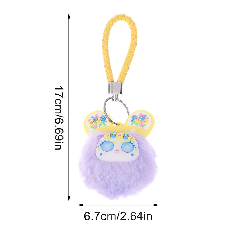 Милая плюшевая кукла, игрушка, кулон, мультяшный медведь, брелок, кавайный, модный, для женщин и девочек, сумка, украшение, подарки, аксессуары