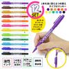 Zebra Macky Care Extra Fine 12 Oil-Based Pen, Tip, Refillable, Colors, YYTS5-12C