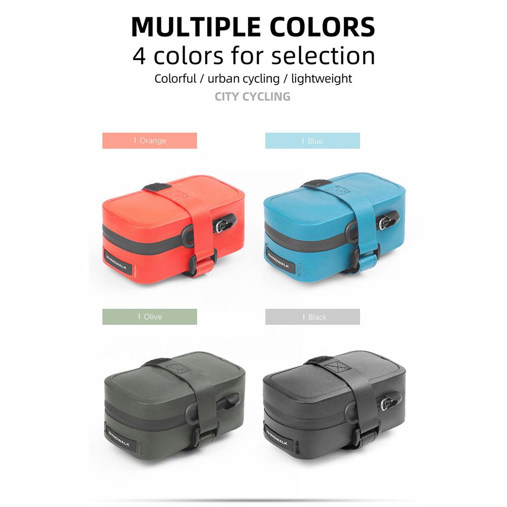 Велосипедная седельная сумка Rhinowalk, легкая и водонепроницаемая сумка для велосипедного сиденья под сиденьем, велосипедный инструмент