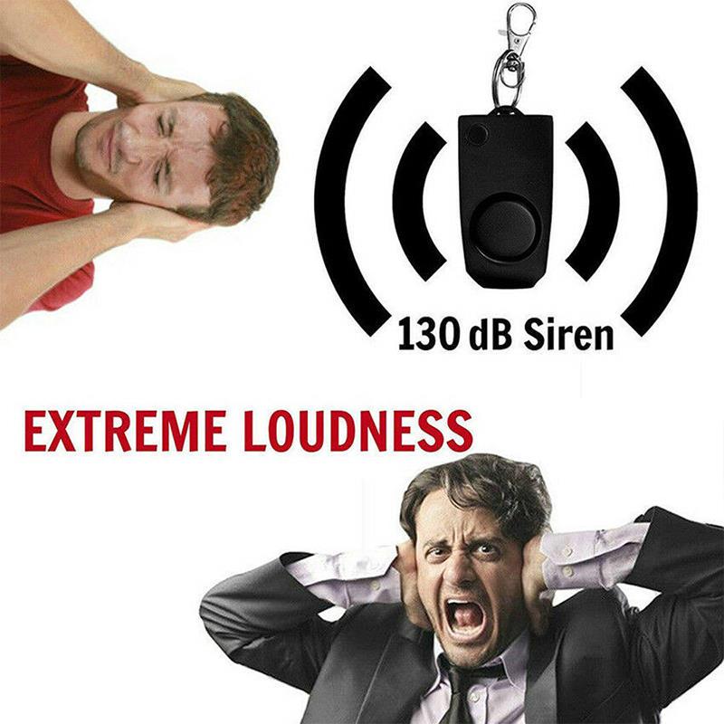 1PC Personal Anti-wolf Alarm Device Alarm Loud Alarm Attack Panic Keychain Self-protection Personal Safety Emergency