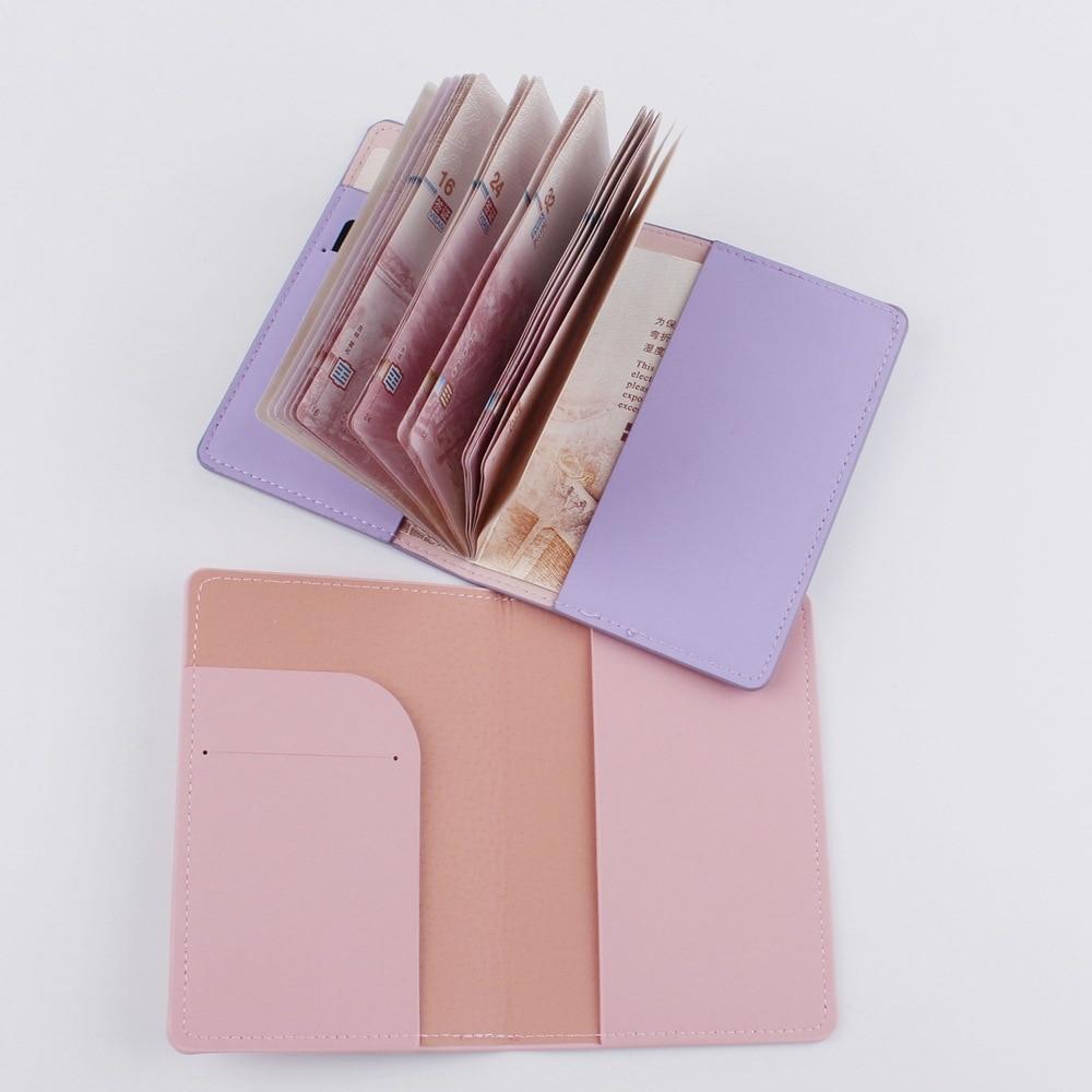 Новая модная обложка для паспорта с буквенным принтом для женщин и мужчин, дорожная обложка для свадебного паспорта, дорожный чехол