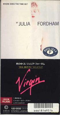 CD JULIA FORDHAM - Tokunoyukue VJD12030 Около 2000-х Япония Джаз Б/у