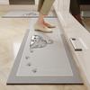 Кухонный коврик Впитывающий Нескользящий Ковер Диатомовая Земля Длинные Коврики для Ног Минималистичный Стиль Домашнее Украшение Коврик для Ванной