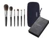 Authentic Kumano Chikuhodo Regular Black Handle Set Includes Dedicated Brush Case Brushes, Series, 6-Piece (R-P7, C2, S4, S7, B5, L1) S-R-8, (C-25)
