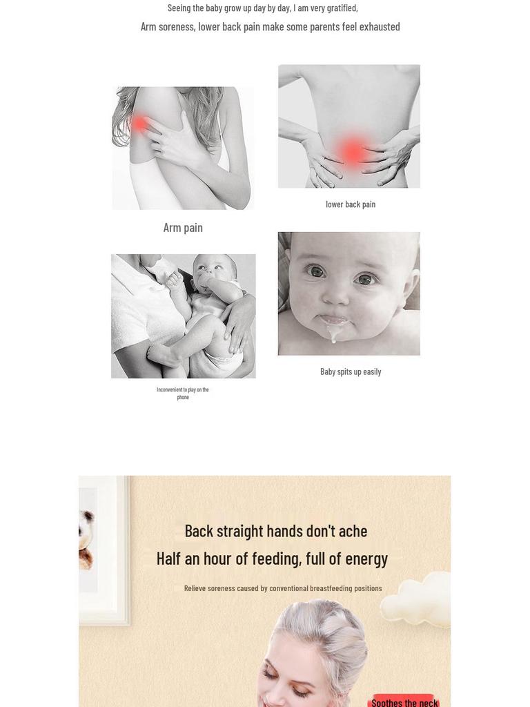 Breastfeeding Pillow & Baby Support Cushion for Newborns