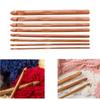 Small Size Crochet Hooks Bamboo Wooden Crocheting Needles New Crocheting Hooks  Hand Weave Tool