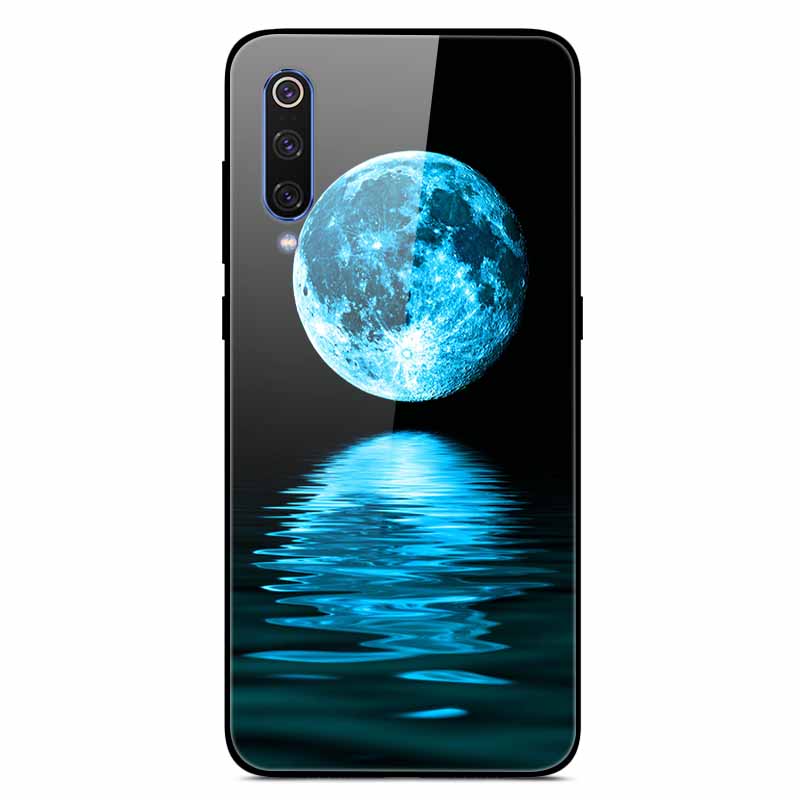 Чехлы для Xiaomi Mi A3 Роскошные Чехлы для Телефона из Закаленного Стекла Космические для Xiaomi MI 9 Lite Чехол 9lite MiA3 Жесткий Защитный Задний Корпус