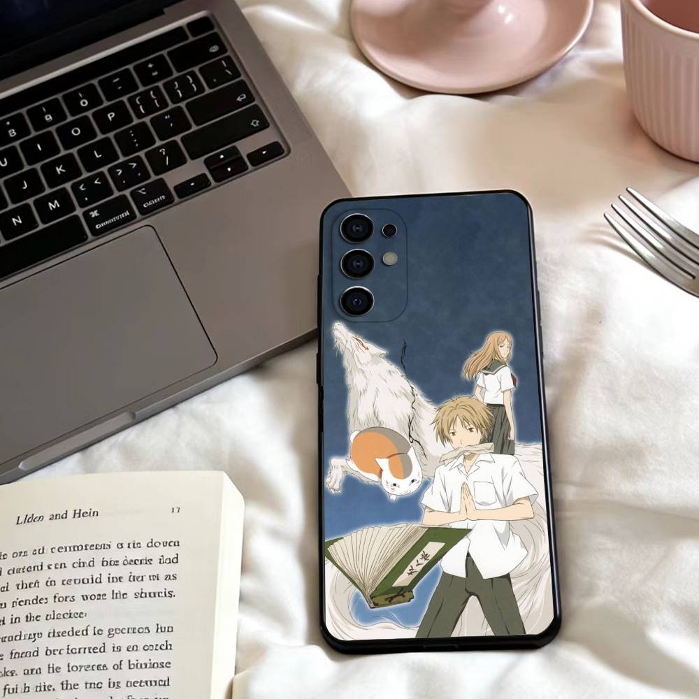 Чехол для телефона Аниме S-Sensei Нацумэ Для Samsung S25,24,23,22,30,21,10,9,Ultra,Plus,Lite,FE,4,5 G Мягкий черный чехол