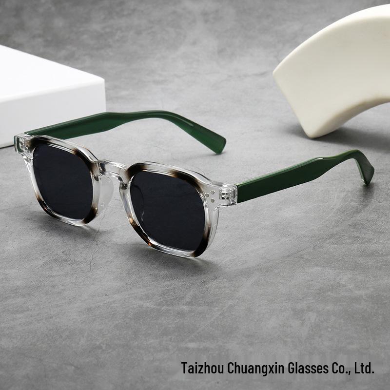 Солнцезащитные очки 2025 Ретро Овальная Маленькая Оправа - Высококлассные, Защищающие от УФ-лучей, Унисекс стиль