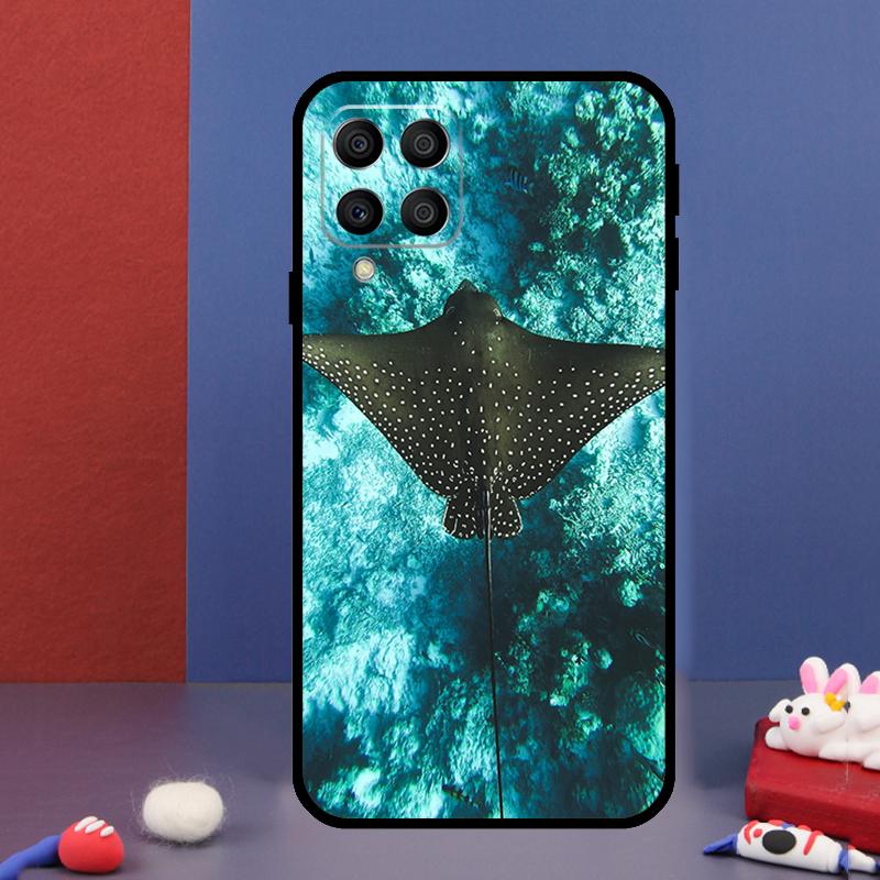 Чехол для телефона Samsung Galaxy M15 M55 M33 M13 M23 M53 M31 M51 M14 M34 M54 M20 M30s M52 M32 с изображением ската