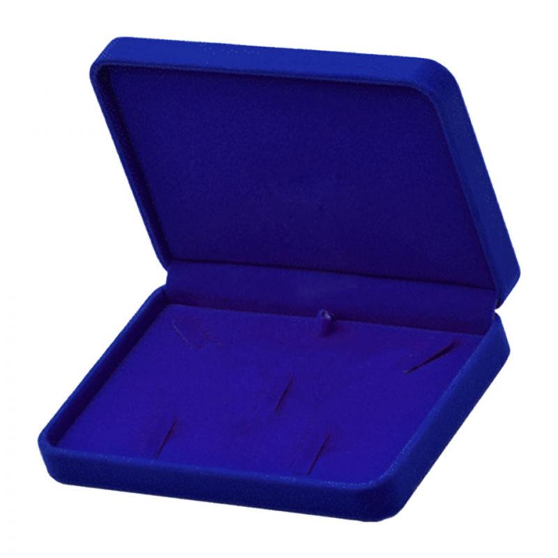 Бархатные наборы ювелирных изделий Коробки Поднос для путешествий Ожерелье Хранение Витрина Красный