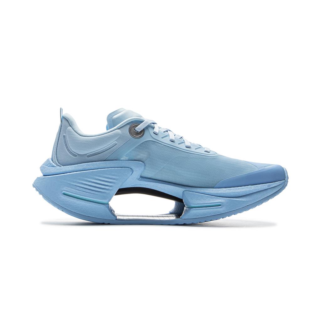 Li Ning Shadow 3 Essential Амортизация Нескользящая Поддержка Отскок Низкие Кроссовки для Бега Мужские Светло-голубые ARRV003-9