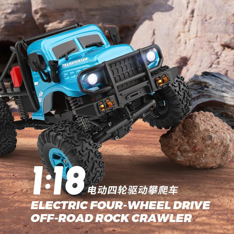 Wltoys 1/18 Мини-радиоуправляемая машина 184020 2.4G со светодиодной подсветкой 4WD Внедорожный Электрический Гусеничный Транспортёр Грузовик на Радиоуправлении Игрушка для Детей