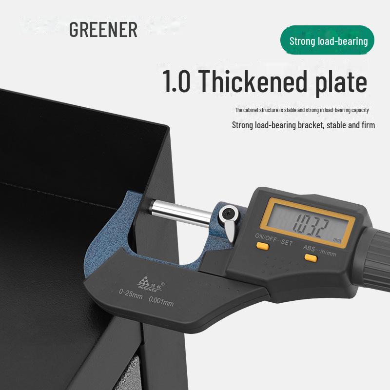 Многофункциональная рабочая станция Green Forest: Тележка для авторемонтных инструментов, шкаф для электроинструментов и верстак для мастерской