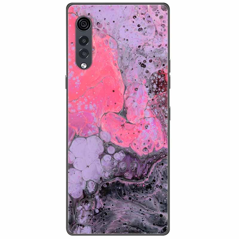 Для LG Velvet Чехол Мягкий Силикон Модный Мраморный ТПУ Funda Coque для LG Velvet 5G 6,8 дюйма Защитный Capa Для LGVelvet Чехлы