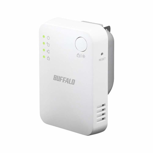 Buffalo WiFi Wireless LAN Relay Wi-Fi4 11n/g/b 300Mbps Direct Plug-in Model Simple Package Japanese Manufacturer [iPhone 15 / 14 / 13 / iPhone SE (3rd