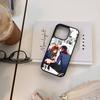 Чехол для телефона Horimiya Мобильный Подходит для Apple 16 PRO MAX 15 14 13 12 MINI 11 Патч Черный Жесткий Корпус