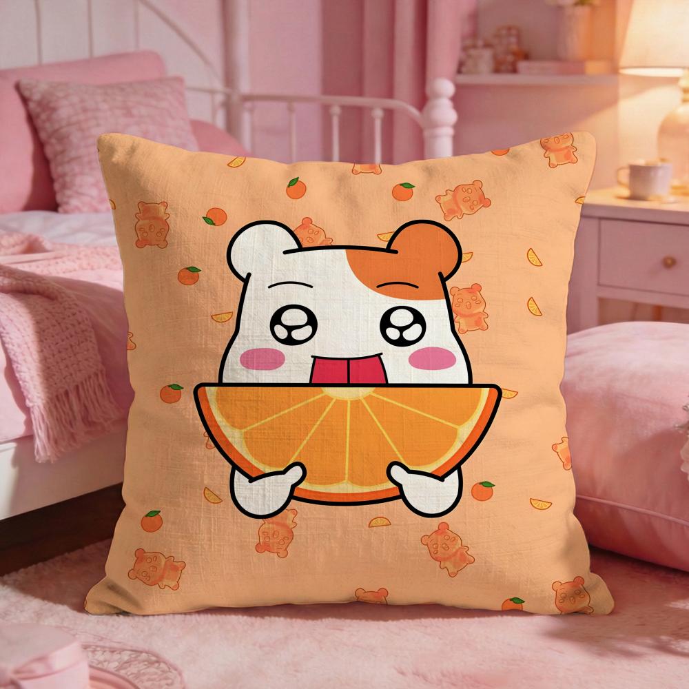 Oruchuban Ebichu Cushion Cover Premium Comfort Reversible Pillow Cove Two In One Design For Any Room Car Interior