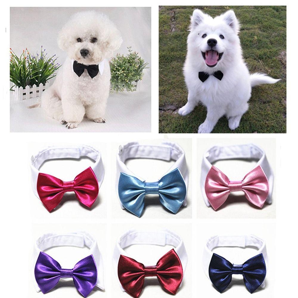Lovely Pet Accessories Tuxedo Bowtie Dog Necktie Bow Tie Collar Formal Tie Pet Bow Tie