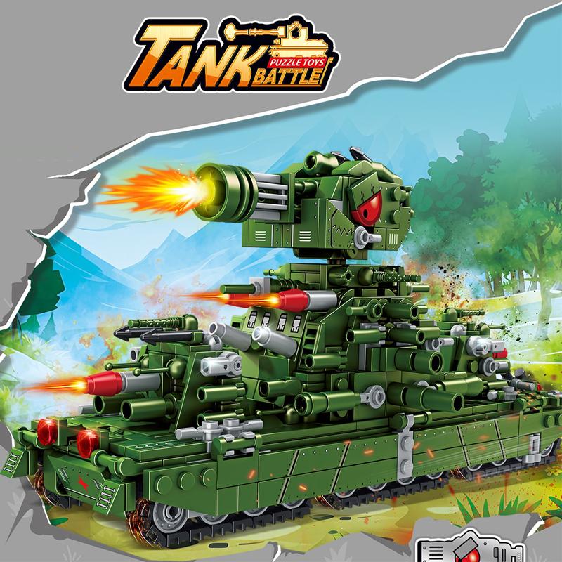 Мир Танков Пазл Kv44 Karl 44 Строительные Блоки Сборка Образовательная Игрушка Модель Тяжелого Танка Kv99 Левиафан