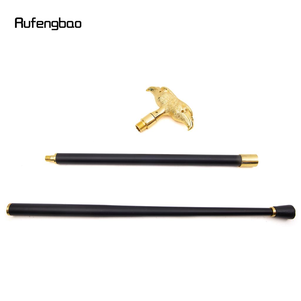 Золотая роскошная трость с головой орла, модная трость для джентльмена, элегантная трость для косплея, набалдашник 93 см
