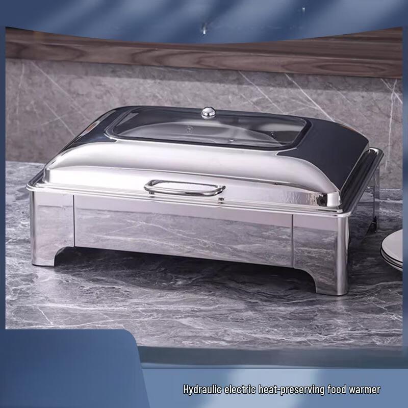 Stainless Steel Round Buffet Food Warmer