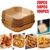 Silicone Oil Even Heating Wide Application Roasting Microwave Air Fryer Liners Disposable Paper