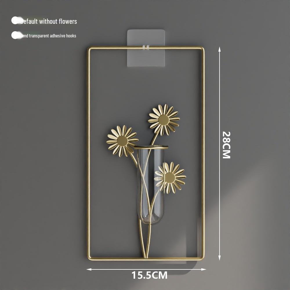 Настенная гидропонная ваза в скандинавском стиле люкс – Современный декор для гостиной без сверления