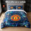 Дизайн Manchester United Постельное белье 1 пододеяльник + 2 наволочки Мягкое дышащее домашнее постельное белье