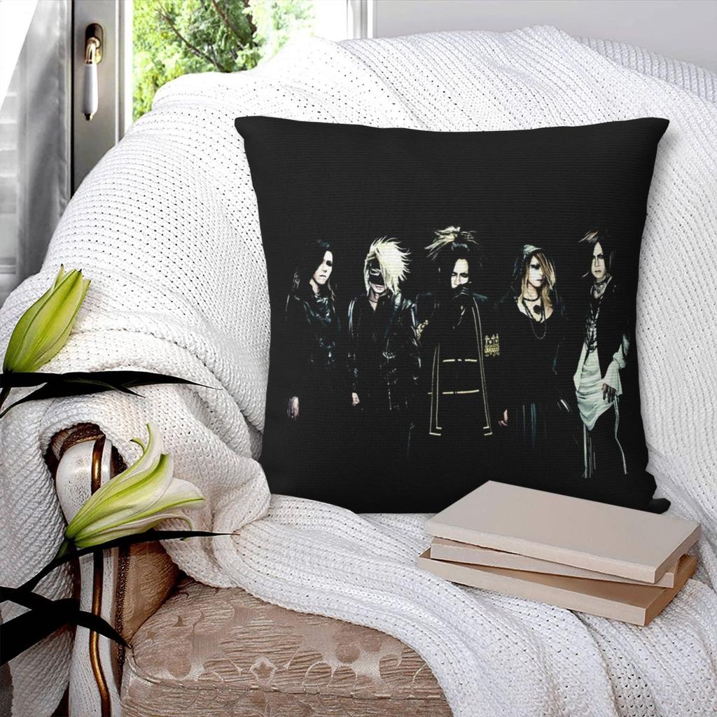 Япония Rock The Gazette Band Квадратная наволочка Чехол на подушку Полиэстер Декор для подушки Подушка-плед для дома Дивана