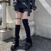 1 пара высококачественных гетр для ног JK Bubble Socks JK Lolita Leg Warmer Y2K Punk Gothic Knitted Foot Cover Crochet Socks Boot Cuffs