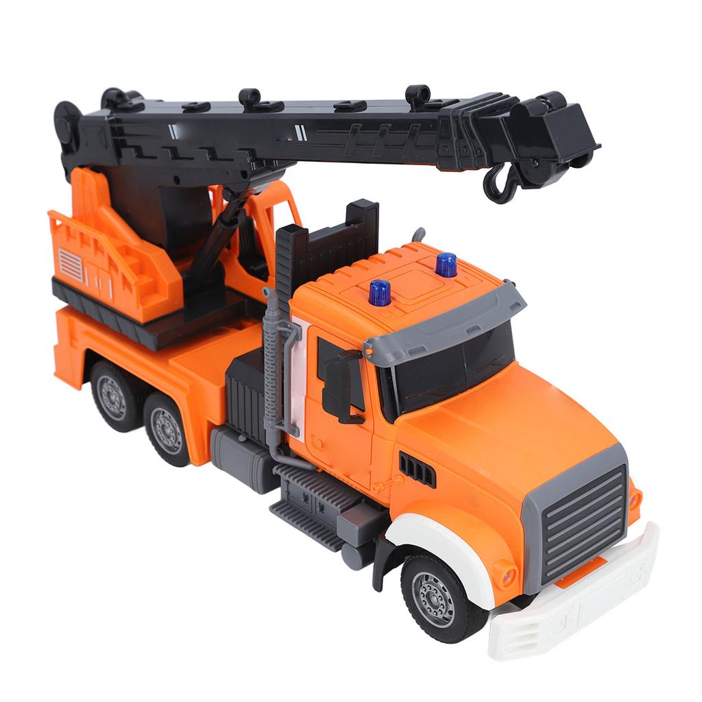 Игрушка-кран на радиоуправлении 11 каналов, светомузыка, питание от батареек, реалистичное дистанционное управление