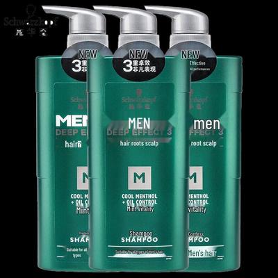 Schwarzkopf Шампунь для мужчин «Мятная энергия» контроль жирности