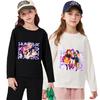 K-Pop Demon Hunters Girls Long Sleeve T-shirts Kawaii Cartoon Printed Tops Kid Casual T-shirts Autumn Children Clothing