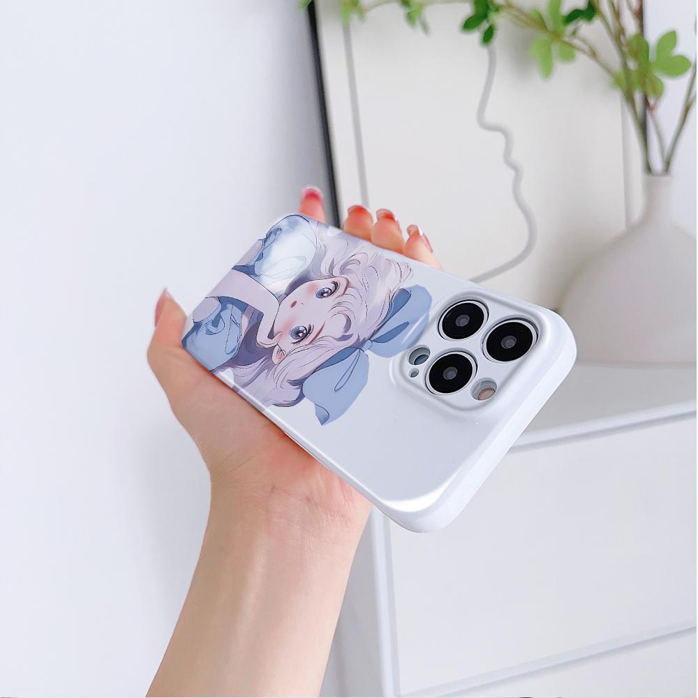 Все включено Пленка Чехол для телефона Мультяшный Модный дизайн Жесткий чехол Полная защита Защита камеры Чехол для iPhone Huawei Honor Vivo Google