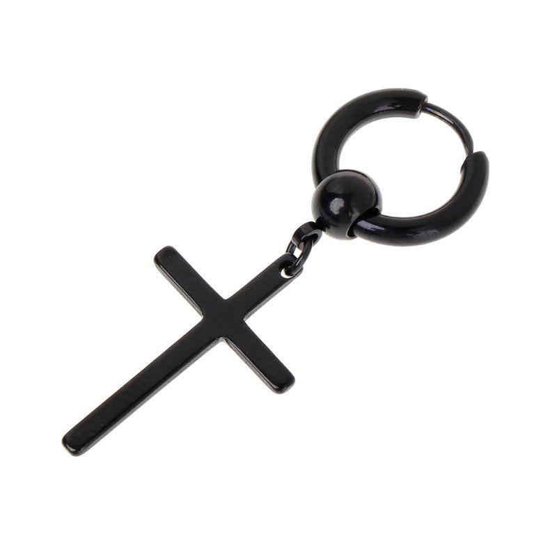 1 шт. шикарные серьги корейские ювелирные изделия подвеска в форме креста висячие очаровательные подарки вечерние модные женские и мужские аксессуары